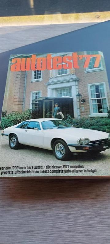autoboek "Autotest '77", 440 blz beschikbaar voor biedingen