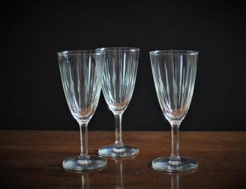 verres de Champagne anciens, Antiquités & Art, Antiquités | Verre & Cristal, Enlèvement ou Envoi
