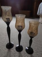 kandelaars, Ophalen, Zo goed als nieuw, Kandelaar, Bruin