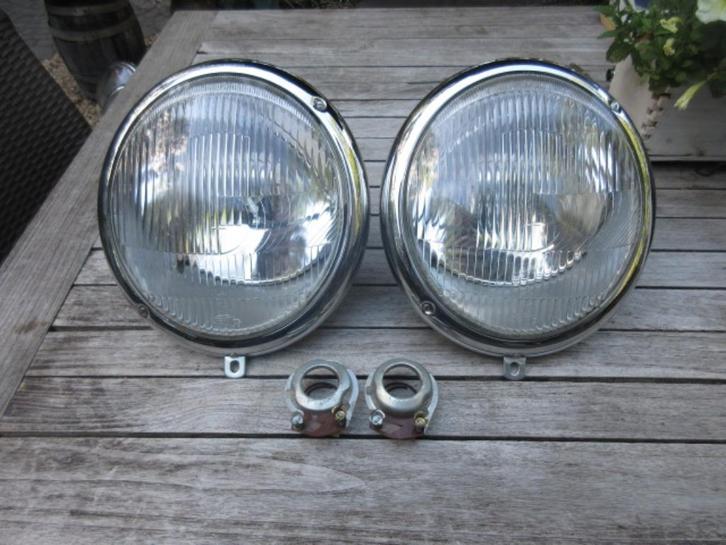 Hella 4401 liggende koplampen VW kever / Porsche 356, Auto-onderdelen, Verlichting, Porsche, Volkswagen, Gereviseerd, Ophalen of Verzenden