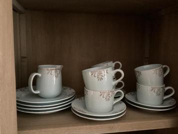 Landelijke koffie/ eetservies beschikbaar voor biedingen