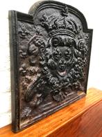 Plaque en fonte pour feu ouvert, Enlèvement, Utilisé