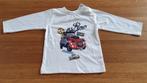 Witte t-shirt met lange mouw (merk Knot so bad) - maat 68, Kinderen en Baby's, Babykleding | Maat 68, Ophalen, Knot so bad, Zo goed als nieuw