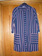 Donkerblauw gestreept kleedje lange mouwen, Fish & Chips 158, Kinderen en Baby's, Kinderkleding | Maat 158, Fish & Chips, Meisje