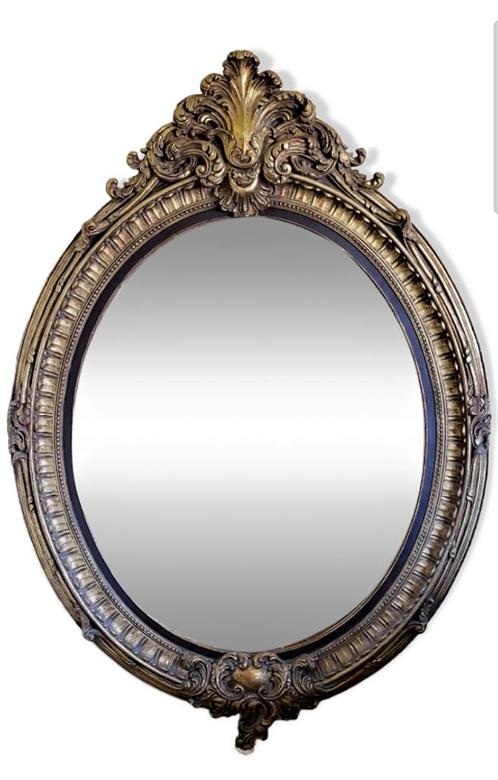✔ Grote 19e spiegel in Louis XV-stijl "155 x 105cm", Huis en Inrichting, Woonaccessoires | Spiegels, Zo goed als nieuw, 100 tot 125 cm