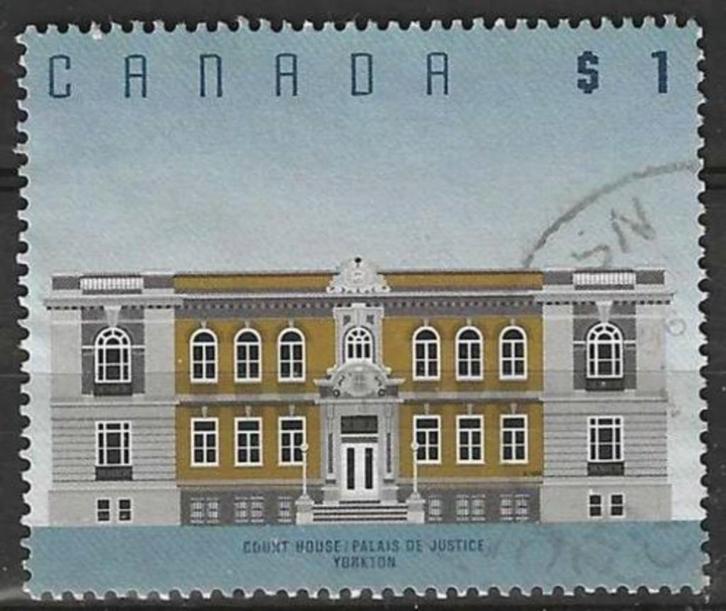 Canada 1994 - Yvert 1354A - Canadese Architectuur (ST), Postzegels en Munten, Postzegels | Amerika, Verzenden