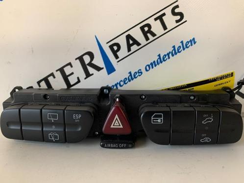 Paniekverlichtings Schakelaar van een Mercedes C-Klasse, Auto-onderdelen, Dashboard en Schakelaars, Mercedes-Benz, Gebruikt, 3 maanden garantie