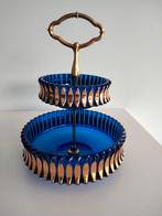 1970s vintage design Walther glass glazen schaal, Enlèvement ou Envoi, Utilisé, Verre, Balance