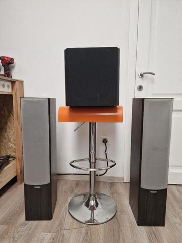  2 Front TANNOY + subwoofer luidsprekers / speakers beschikbaar voor biedingen