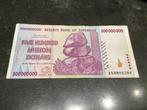 Zimbabwe 500 000 000 dollar, Postzegels en Munten, Bankbiljetten | Afrika, Ophalen of Verzenden, Zimbabwe