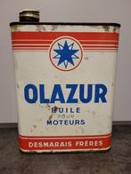 oud Olazur reclame-olieblik van 2 liter, Ophalen of Verzenden, Gebruikt, Overige typen