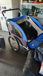 Fietskar voor 2 kinderen, Fietsen en Brommers, Fietsaccessoires | Aanhangwagens en Karren, Ophalen, Zo goed als nieuw