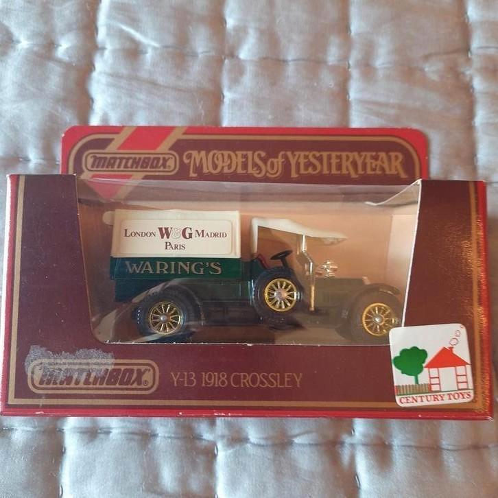 MATCHBOX Y13 1918 CROSSLEY van WARING´S*MOYY*1/43, Hobby en Vrije tijd, Modelauto's | 1:43, Zo goed als nieuw, Bus of Vrachtwagen