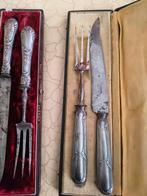 Couverts de barbecue anciens, argent véritable et solingen, Enlèvement ou Envoi, Argent