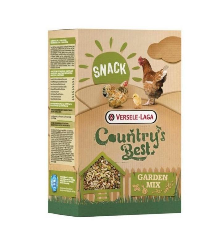Country's Best Snack Garden Mix 1 kg - Kippenvoer, Dieren en Toebehoren, Pluimvee