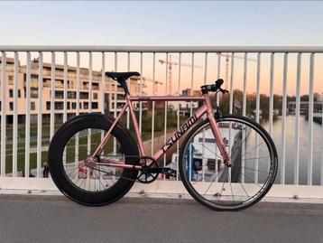 Tsunami snm100 fixie / single speed fiets frame rosé goud beschikbaar voor biedingen