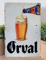 Metalen reclamebord Orval, Verzamelen, Ophalen of Verzenden, Nieuw, Reclamebord, Plaat of Schild