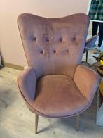 Roze fauteuil, Huis en Inrichting, Ophalen, Zo goed als nieuw