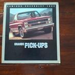 CAMIONS  CHEVROLET  1984 - Grands PICK-UPS, Boeken, Auto's | Folders en Tijdschriften, Ophalen of Verzenden, Chevrolet