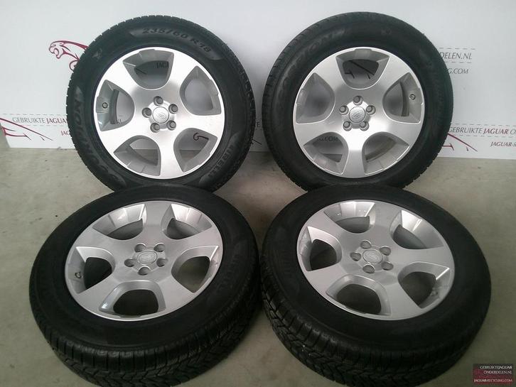 18″ Discovery sport velgen set met winterbanden, Auto-onderdelen, Banden en Velgen, Velg(en), Terreinwagen, Gebruikt, Ophalen of Verzenden