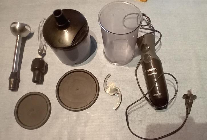KRACHTIGE STAAFMIXER BOSCH 1000 watt, Elektronische apparatuur, Keukenmixers, Zo goed als nieuw, 3 snelheden of meer, Ophalen of Verzenden
