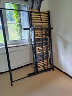 Gratis tweepersoonsbed 200x140, Ophalen, Gebruikt, Zwart, 140 cm
