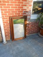 spiegel in eiken kader, Antiek en Kunst, Ophalen, Rechthoekig, 50 tot 100 cm, Minder dan 100 cm