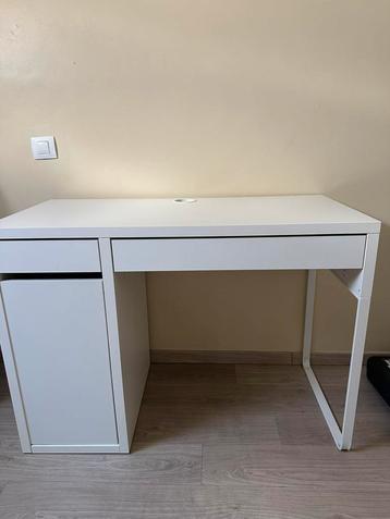 Ikea bureau wit, Huis en Inrichting, Bureaus, Ophalen, Gebruikt, Bureau