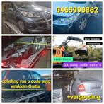 Cher, j'achète de la ferraille et des épaves de voitures et, Enlèvement