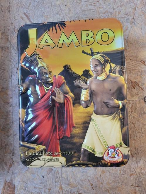 Jambo Special edition Tin Box Dutch Version, Hobby en Vrije tijd, Gezelschapsspellen | Bordspellen, Nieuw, Een of twee spelers