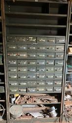 Metalen rek met 48 schuiven, Ophalen, Gebruikt, 50 tot 100 cm, Metaal