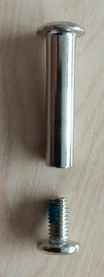 4 x as 8mm nieuw voor skeeler/step/skatewiel 35mm 8mm diam, Ophalen of Verzenden