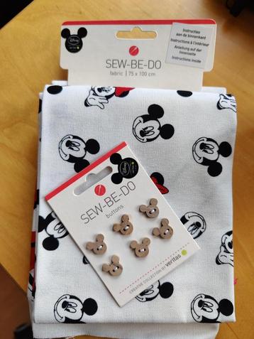 Zelfmaakset Mickey en Minnie Mouse en knoopjes beschikbaar voor biedingen