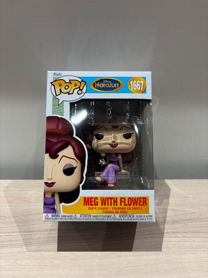 Funko Pop! Disney Hercules – Meg with Flower #1667, Verzamelen, Poppetjes en Figuurtjes, Zo goed als nieuw, Ophalen of Verzenden