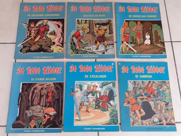 Lot strips De Rode Ridder, Boeken, Stripverhalen, Zo goed als nieuw, Meerdere stripboeken, Ophalen of Verzenden