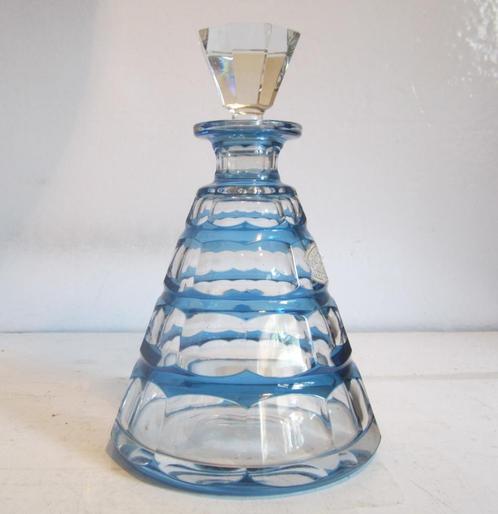 Antiek art deco karaf Val ST Lambert: Charles Graffart, 1920, Antiek en Kunst, Antiek | Glaswerk en Kristal, Verzenden