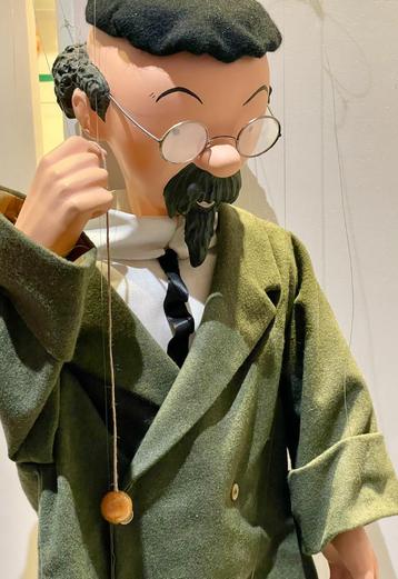 Marionnette Tournesol Tintin par Marie Leblon 1986 beschikbaar voor biedingen