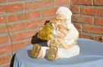 père noël assis blanc et or 48cmneuf, Ophalen of Verzenden, Nieuw