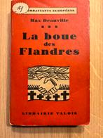 La boue des Flandres, Max Deauville, Avant 1940, Général, Utilisé