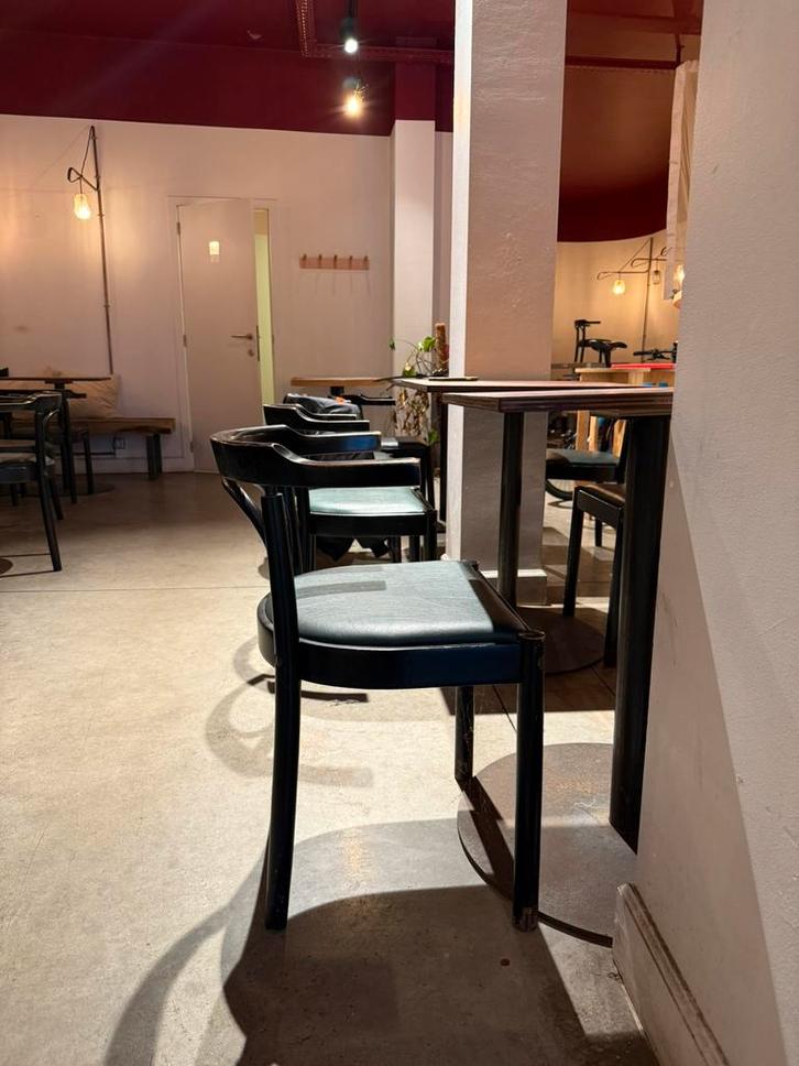 Volledige inboedel wijnbar: stoelen, barkrukken, tafels, Maison & Meubles, Mobilier complet, Enlèvement