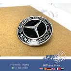 origineel Mercedes VOORBUMPER LOGO EMBLEEM ZWART AMG W176 W1, Auto-onderdelen, Ophalen of Verzenden, Gebruikt, Mercedes-Benz