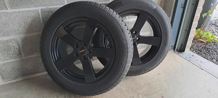 pneus hiver sur jantes, Auto-onderdelen, Banden en Velgen, Band(en), Winterbanden, 17 inch, 215 mm, Personenwagen, Gebruikt, Ophalen