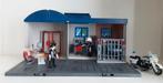 Poste de police PlayMobil à emporter avec moto - complet, Enlèvement ou Envoi, Comme neuf, Ensemble complet