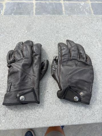 Richa bruin lederen motorhandschoen - retrolook beschikbaar voor biedingen