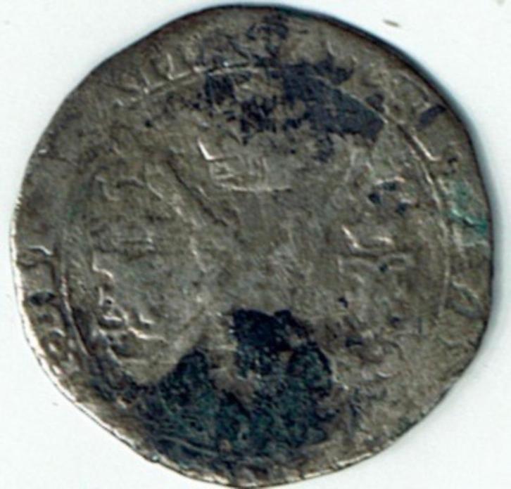 1/4 Patagon zilver zonder datum (1598 - 1621), Postzegels en Munten, Munten | België, Losse munt, Zilver, Zilver, Verzenden