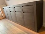 Mooie zware eiken dressoir., Huis en Inrichting, Ophalen, Gebruikt, Strak. Hoogte is 85cm., Eikenhout