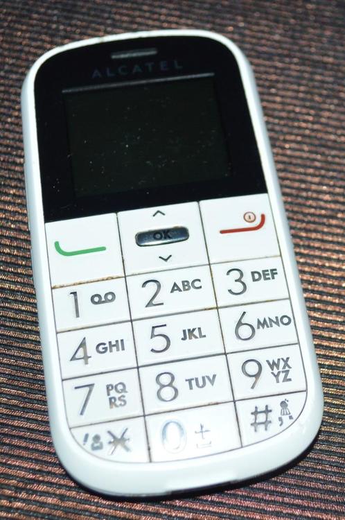 Alcatel One Touch 282 Blanc, Télécoms, Téléphonie mobile | Marques Autre, Comme neuf, Sans abonnement, Sans simlock, Autres modèles