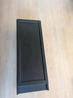 Ikea Billy/Oxberg kast+ deur zwart eikenpatroon 40 b x 106 h, Ophalen, Met plank(en), Minder dan 50 cm, Gebruikt