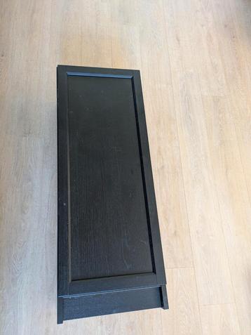 Ikea Billy/Oxberg kast+ deur zwart eikenpatroon 40 b x 106 h beschikbaar voor biedingen