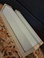 ERCO vintage wandlampen (jaren 60/70) – ribbelglas – 2 stuks, Antiek en Kunst, Ophalen